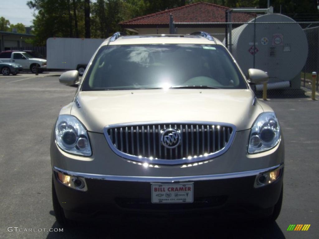 2010 Enclave CXL - Gold Mist Metallic / Cashmere/Cocoa photo #15