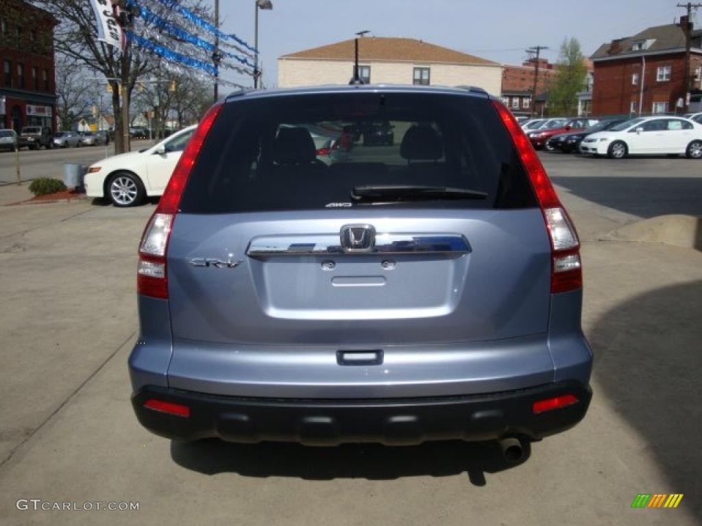 2007 CR-V EX-L 4WD - Glacier Blue Metallic / Gray photo #3