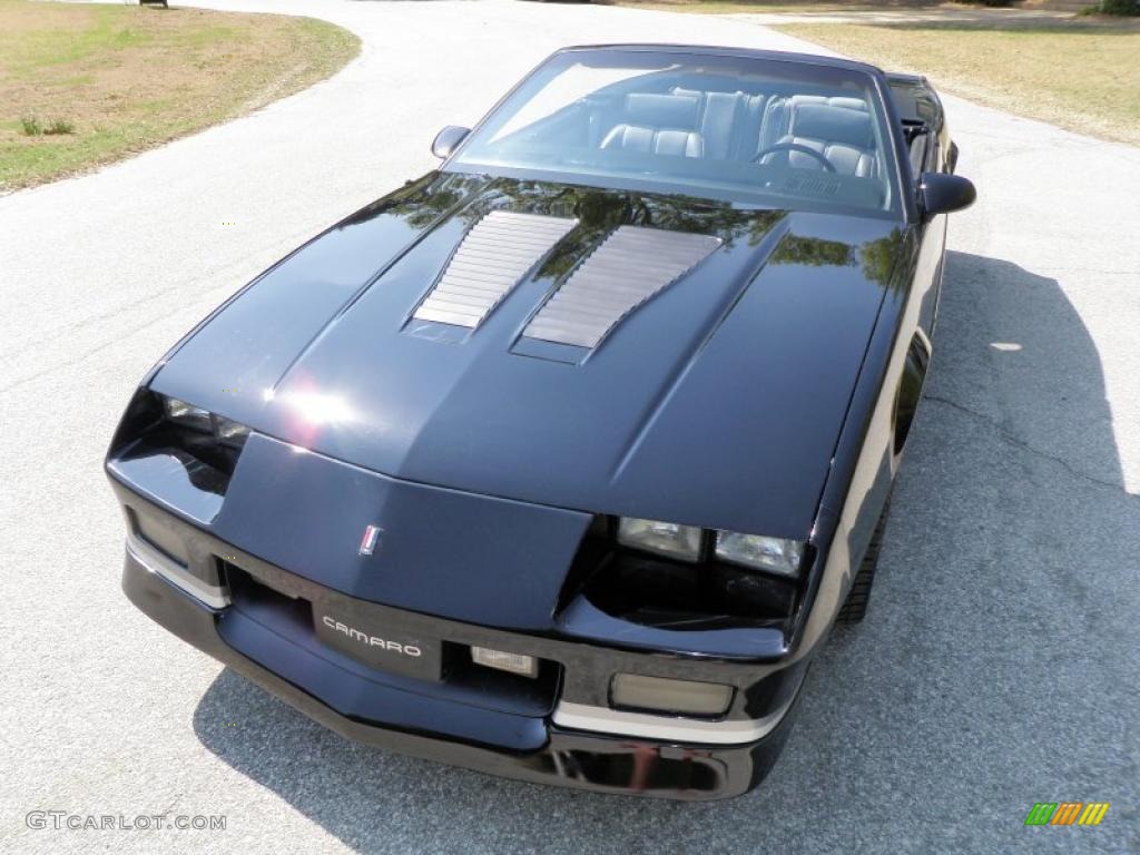 1988 Camaro Z28 IROC-Z Convertible - Black / Gray photo #27