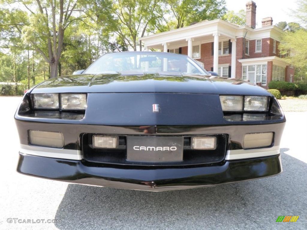 1988 Camaro Z28 IROC-Z Convertible - Black / Gray photo #29