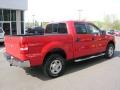 2007 Bright Red Ford F150 XLT SuperCrew 4x4  photo #2