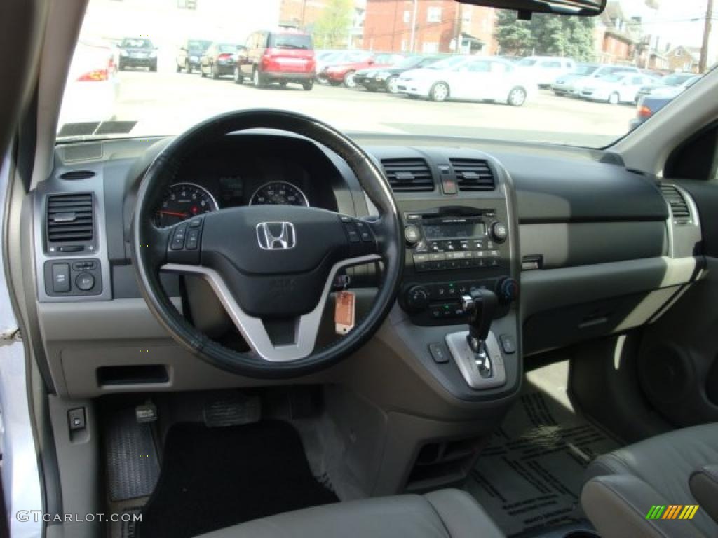 2007 CR-V EX-L 4WD - Glacier Blue Metallic / Gray photo #12