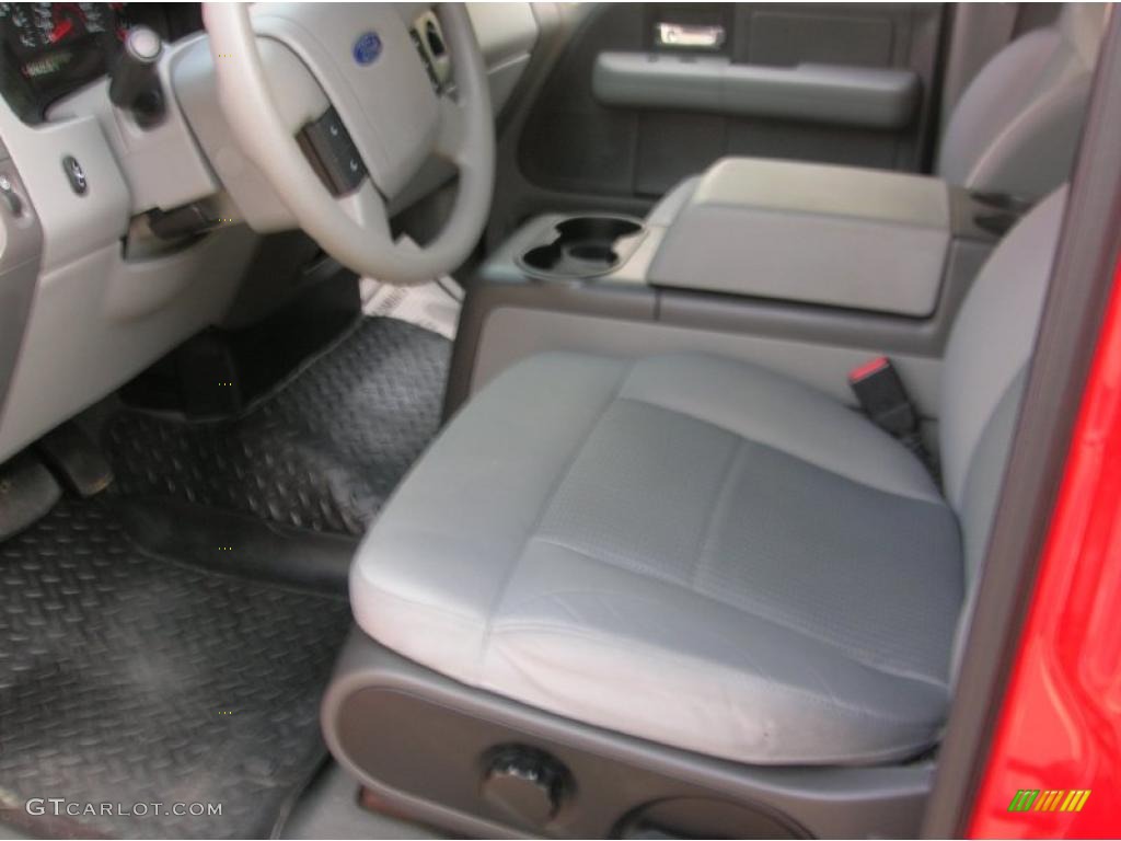 2007 F150 XLT SuperCrew 4x4 - Bright Red / Medium Flint photo #9