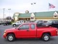 2007 Victory Red Chevrolet Colorado LT Extended Cab  photo #2