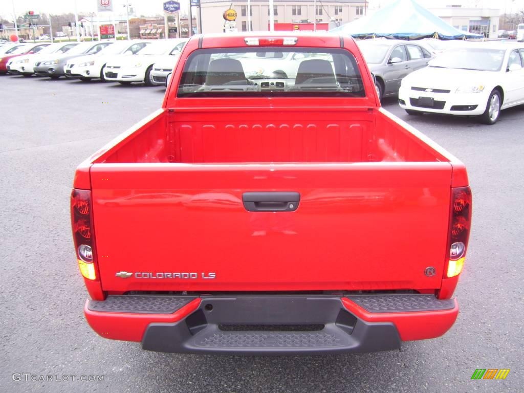 2007 Colorado LT Extended Cab - Victory Red / Medium Pewter photo #4