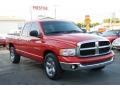 2004 Flame Red Dodge Ram 1500 SLT Quad Cab  photo #4