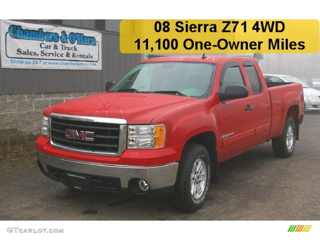 Fire Red GMC Sierra 1500