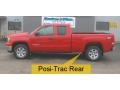 2008 Fire Red GMC Sierra 1500 SLE Extended Cab 4x4  photo #2