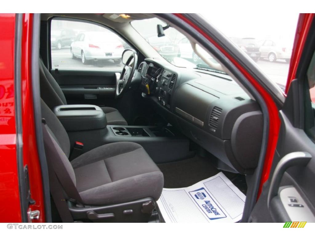 2008 Sierra 1500 SLE Extended Cab 4x4 - Fire Red / Dark Titanium photo #16