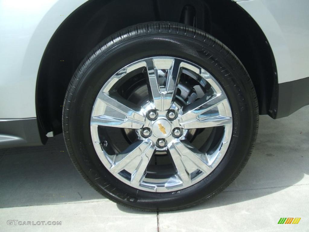 2010 Equinox LTZ - Silver Ice Metallic / Jet Black/Light Titanium photo #5