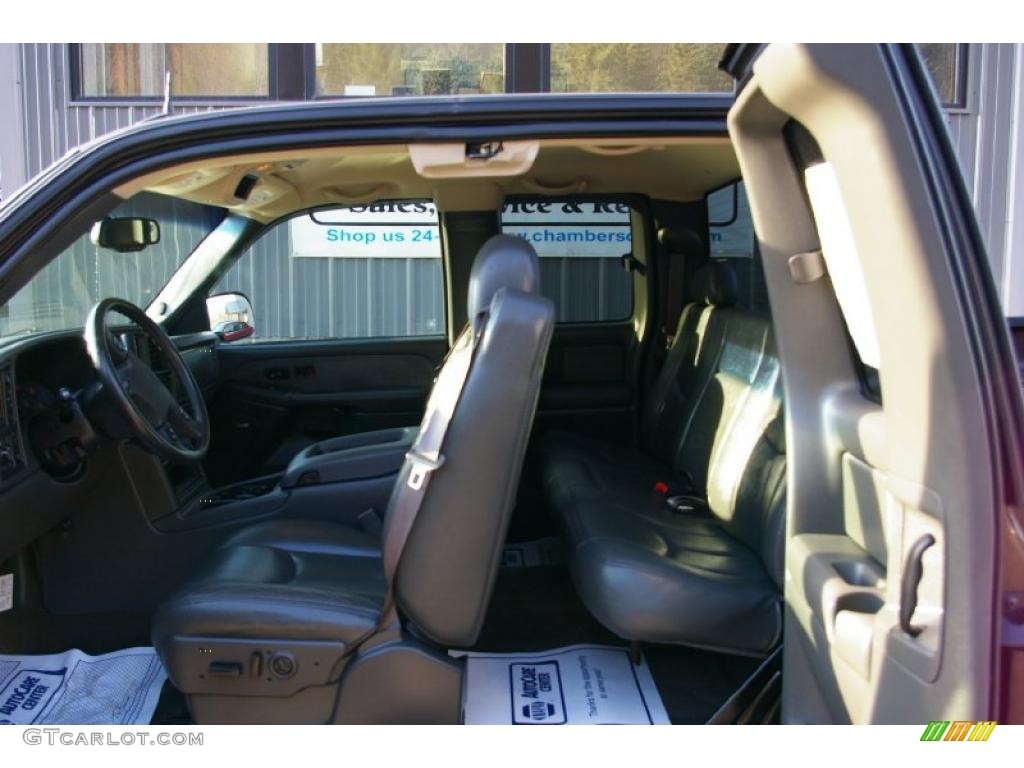 2003 Silverado 2500HD LT Extended Cab 4x4 - Black / Dark Charcoal photo #8