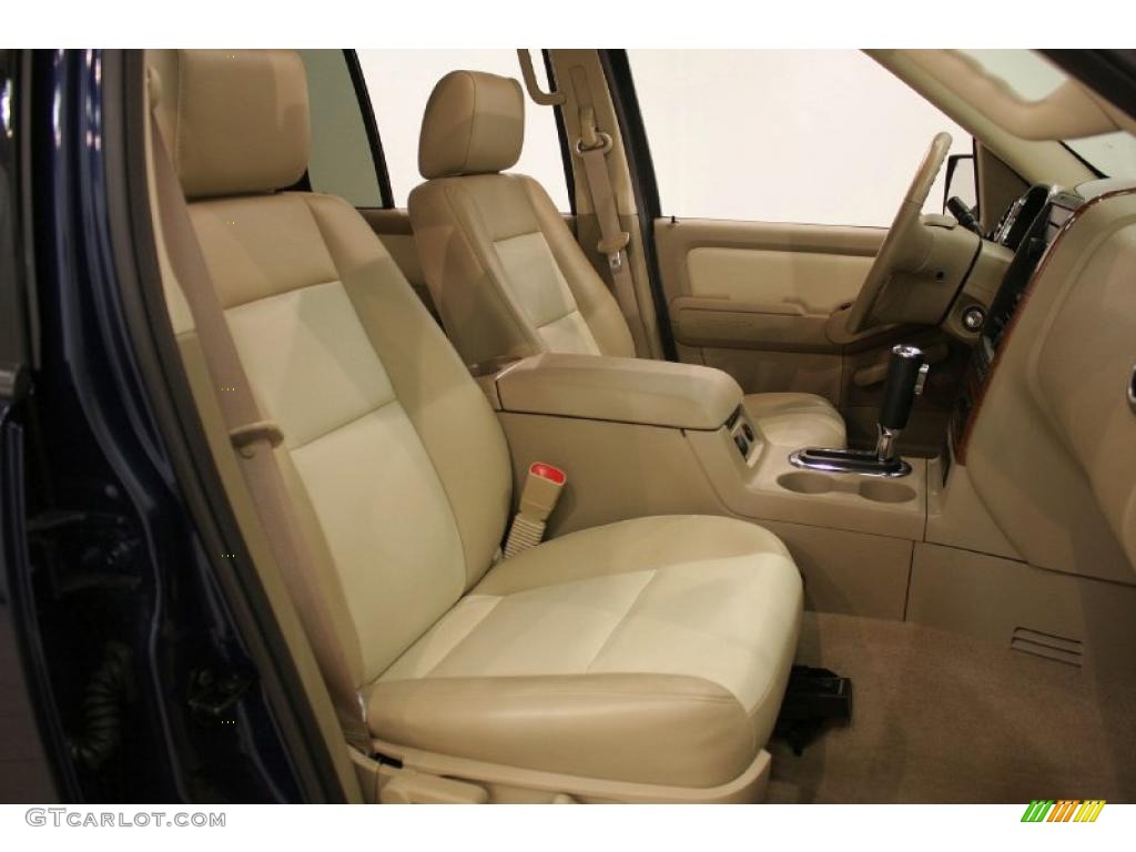 2007 Explorer Eddie Bauer 4x4 - Dark Blue Pearl Metallic / Camel photo #20