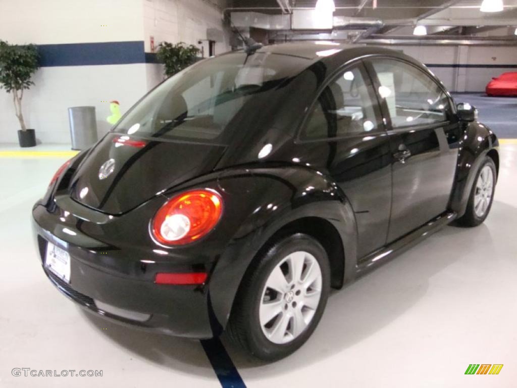 2009 New Beetle 2.5 Coupe - Black / Black photo #7