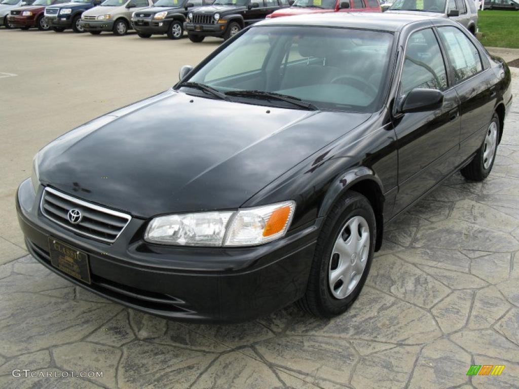 2001 Camry CE - Black / Gray photo #2