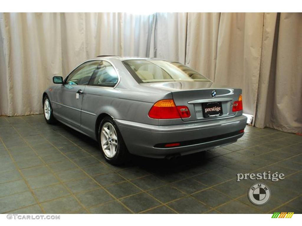 2004 3 Series 325i Coupe - Silver Grey Metallic / Sand photo #4