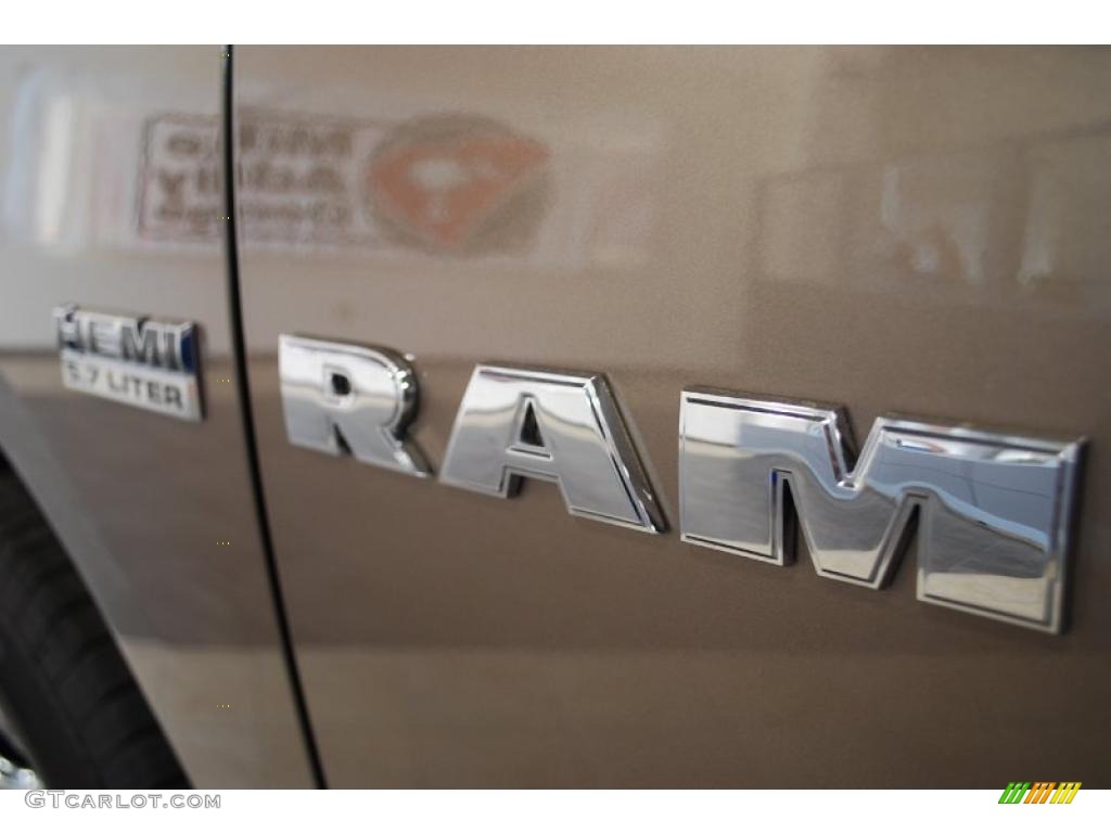 2010 Ram 1500 ST Quad Cab 4x4 - Austin Tan Pearl / Dark Slate/Medium Graystone photo #8