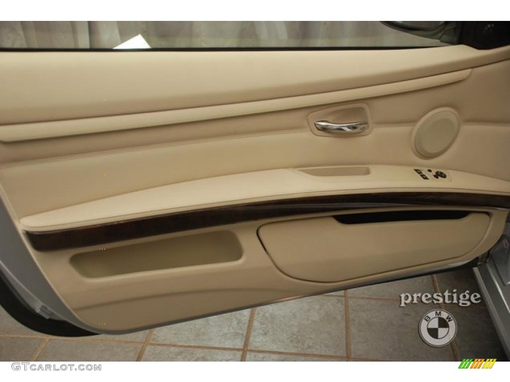 2009 3 Series 328xi Coupe - Titanium Silver Metallic / Beige photo #11