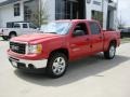 2010 Fire Red GMC Sierra 1500 SLE Crew Cab  photo #1