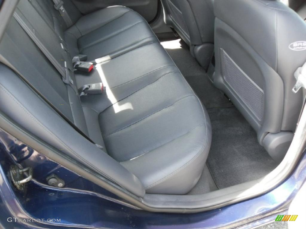 2003 Elantra GT Hatchback - Carbon Blue / Dark Gray photo #17
