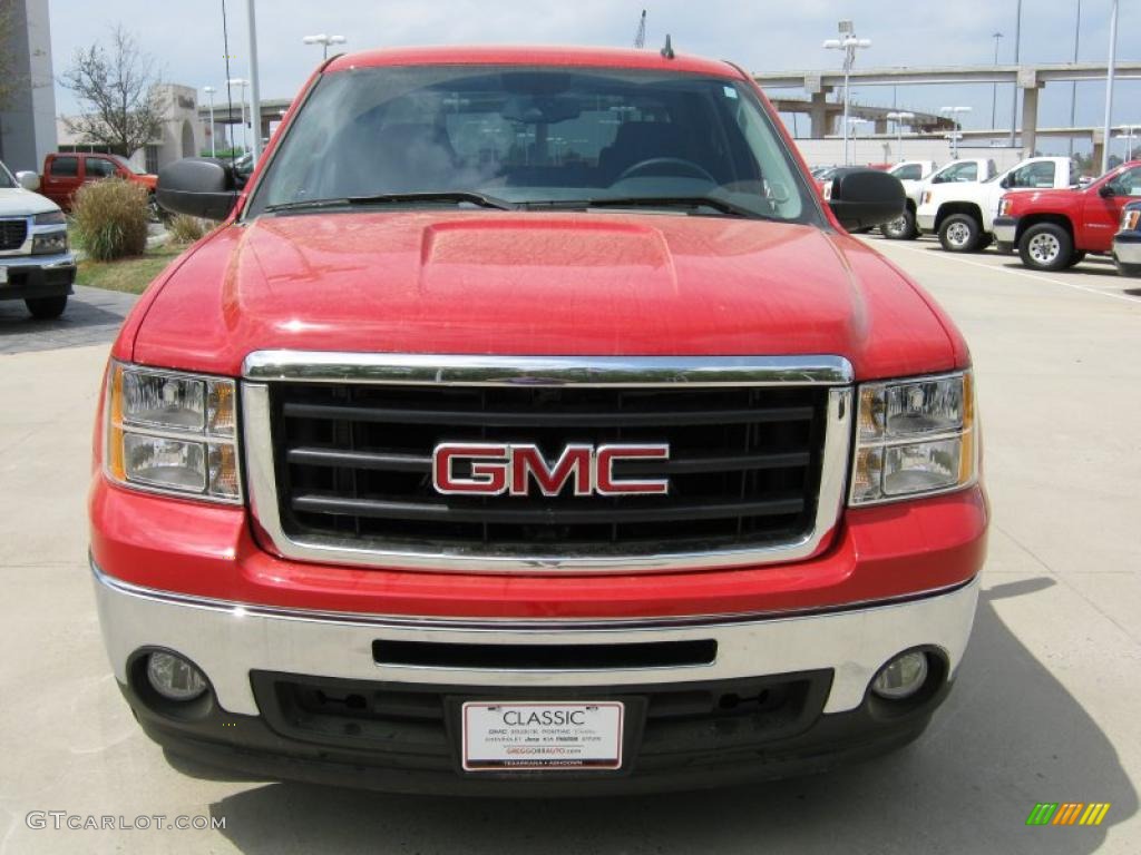 2010 Sierra 1500 SLE Crew Cab - Fire Red / Ebony photo #5