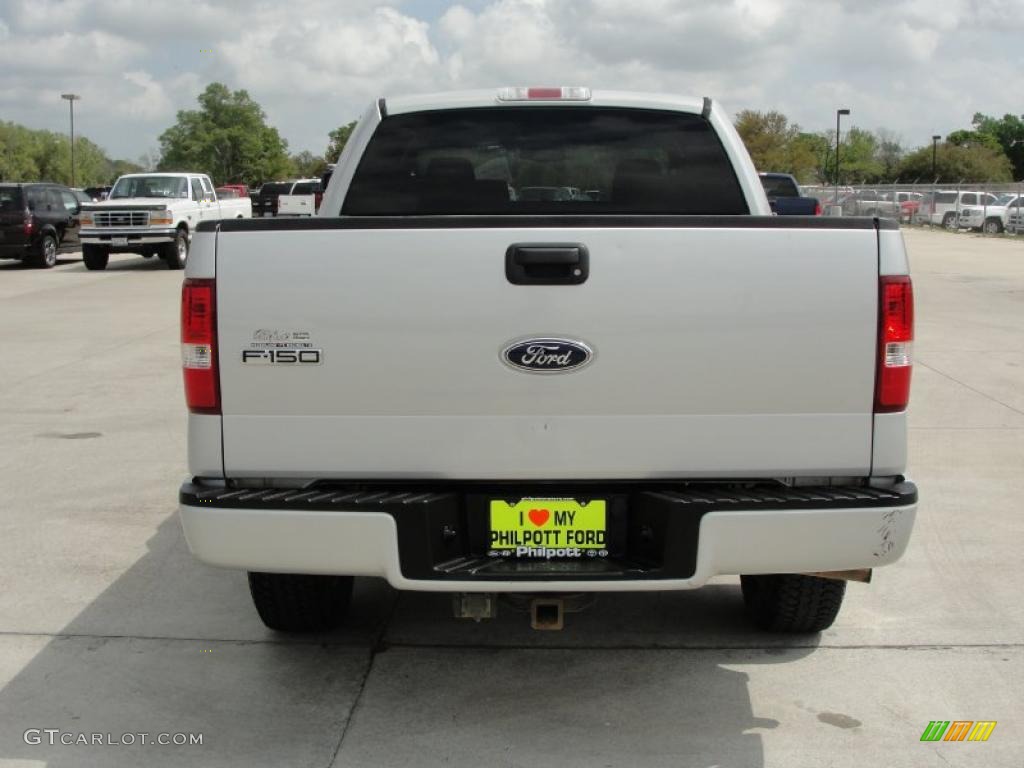 2005 F150 FX4 SuperCrew 4x4 - Silver Metallic / Medium Flint Grey photo #4