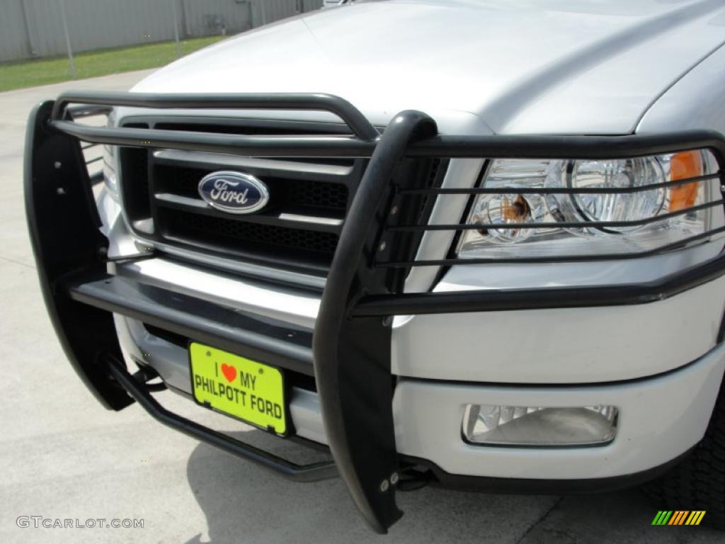 2005 F150 FX4 SuperCrew 4x4 - Silver Metallic / Medium Flint Grey photo #12