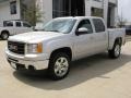 2010 Pure Silver Metallic GMC Sierra 1500 SLT Crew Cab  photo #1