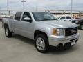 2010 Pure Silver Metallic GMC Sierra 1500 SLT Crew Cab  photo #2