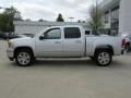 2010 Pure Silver Metallic GMC Sierra 1500 SLT Crew Cab  photo #3