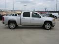 2010 Pure Silver Metallic GMC Sierra 1500 SLT Crew Cab  photo #4