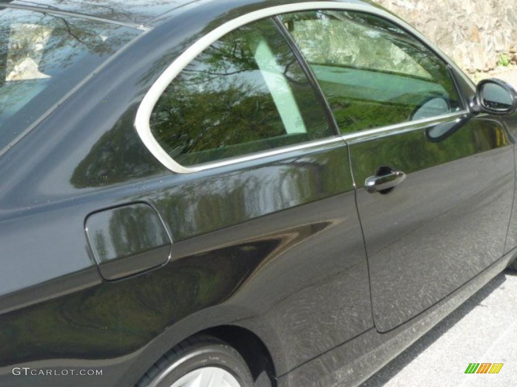 2008 3 Series 335i Coupe - Black Sapphire Metallic / Black photo #20