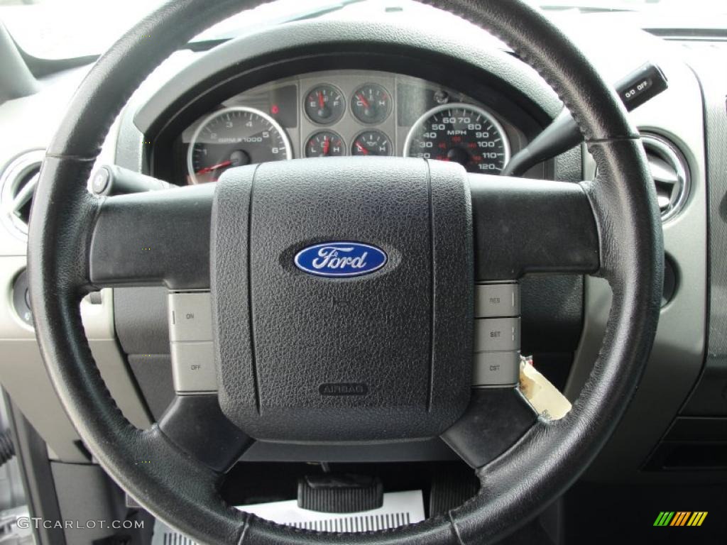 2005 F150 FX4 SuperCrew 4x4 - Silver Metallic / Medium Flint Grey photo #45