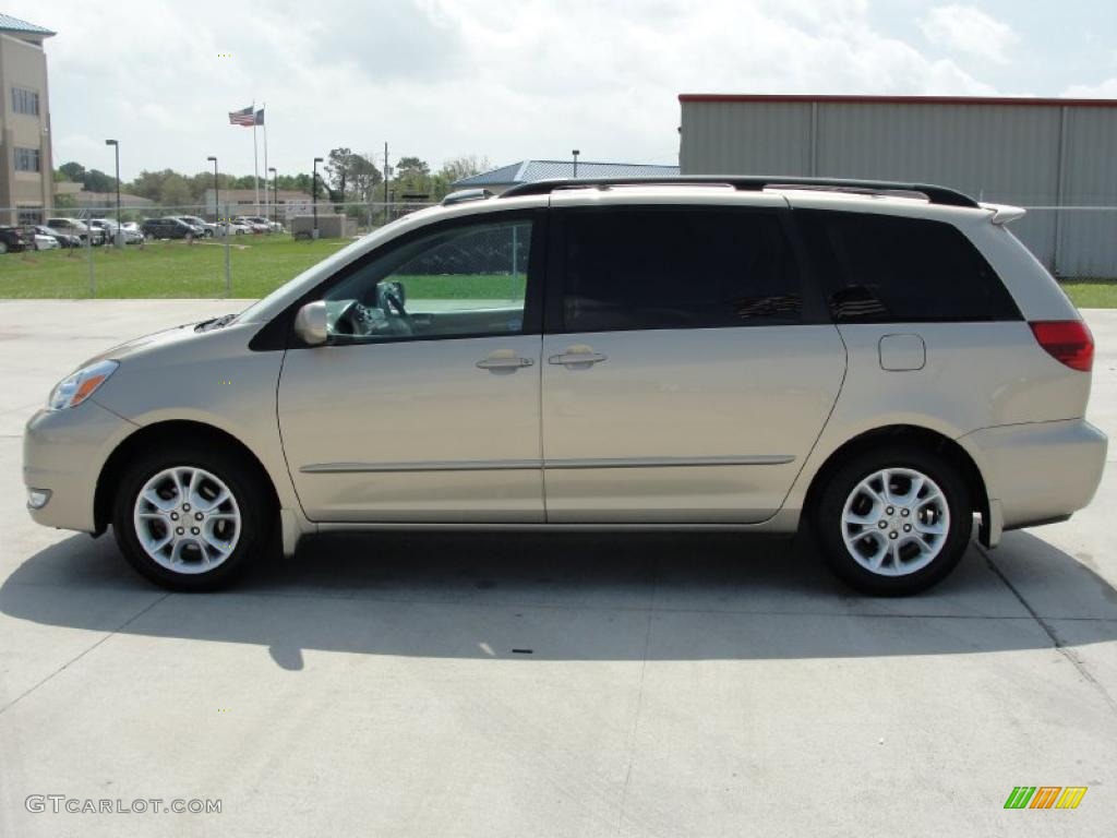 2005 Sienna XLE - Desert Sand Mica / Taupe photo #6