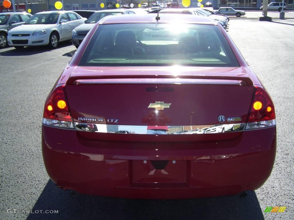 2008 Impala LTZ - Precision Red / Ebony Black photo #4