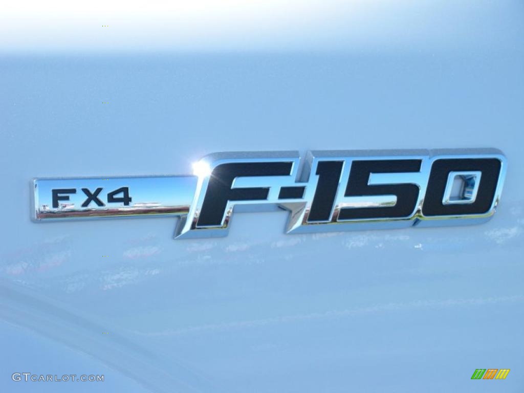 2010 F150 FX4 SuperCab 4x4 - Oxford White / Black photo #4