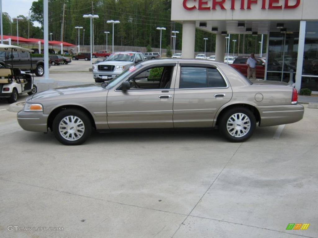 2003 Crown Victoria LX - Gold Ash Metallic / Medium Parchment photo #3