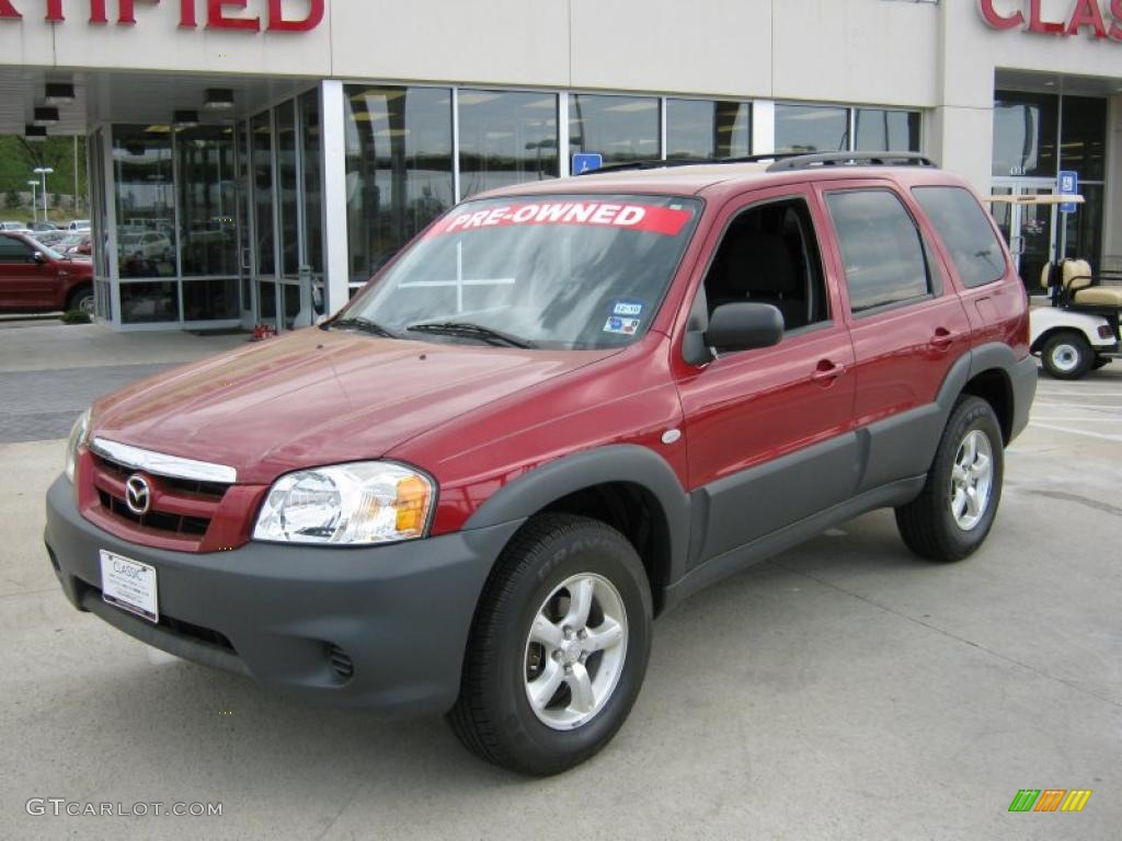 Redfire Metallic Mazda Tribute