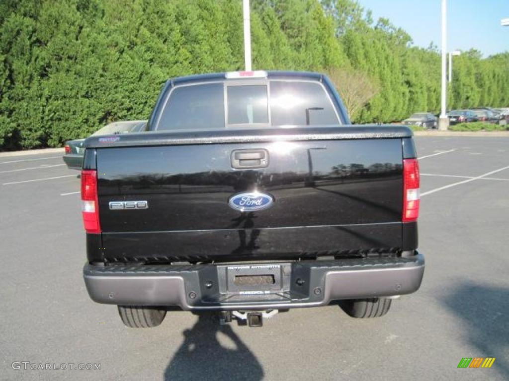 2004 F150 FX4 SuperCrew 4x4 - Black / Black/Medium Flint photo #25