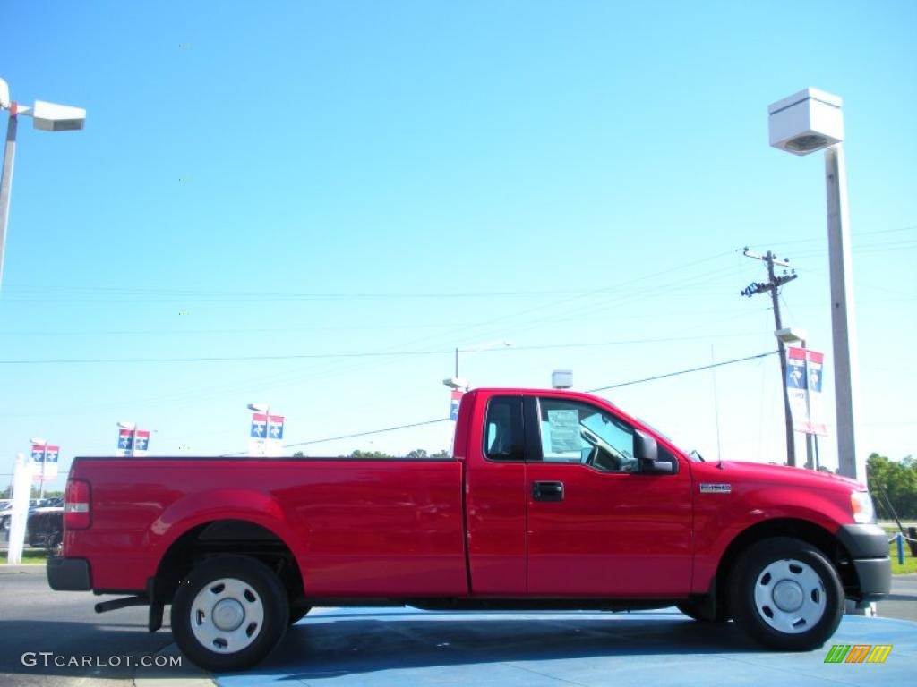 2006 F150 XL Regular Cab - Bright Red / Medium Flint photo #6