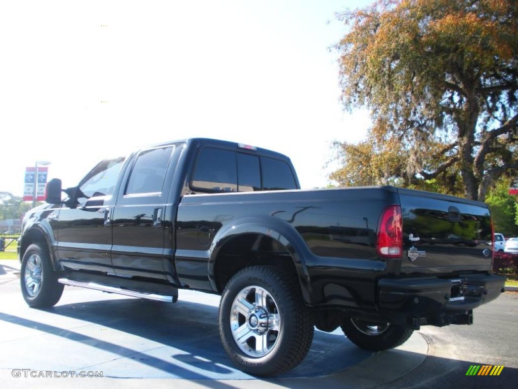 2006 F350 Super Duty Harley Davidson Crew Cab 4x4 - Black / Black photo #3