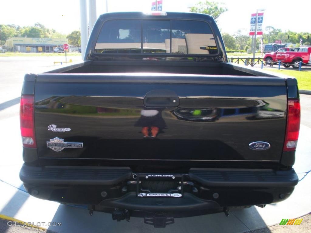 2006 F350 Super Duty Harley Davidson Crew Cab 4x4 - Black / Black photo #4