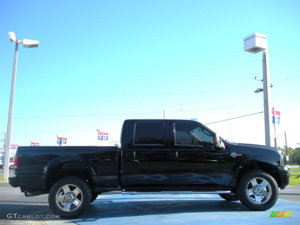 2006 F350 Super Duty Harley Davidson Crew Cab 4x4 - Black / Black photo #6