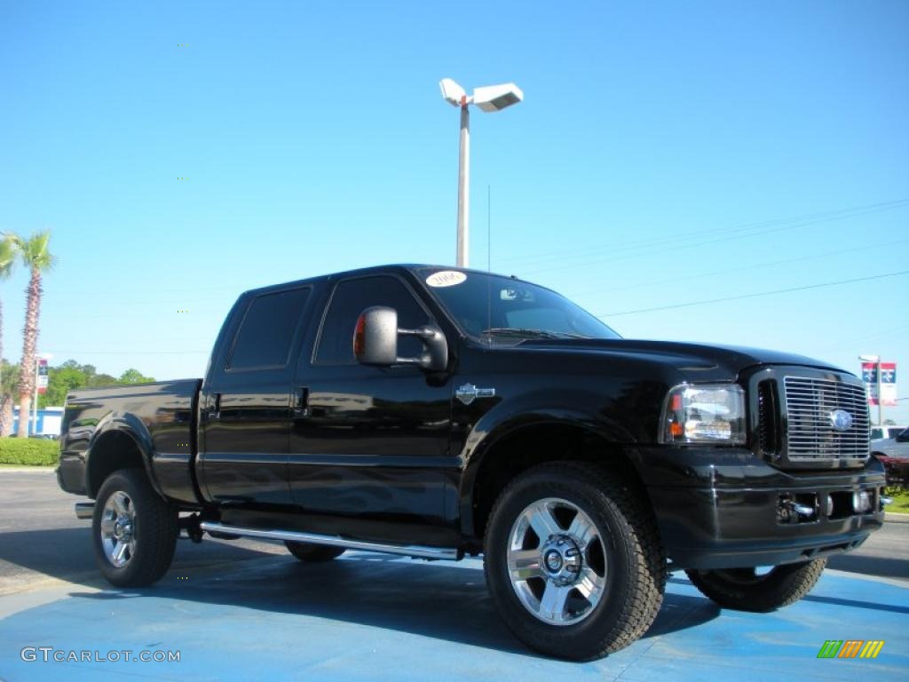 2006 F350 Super Duty Harley Davidson Crew Cab 4x4 - Black / Black photo #7