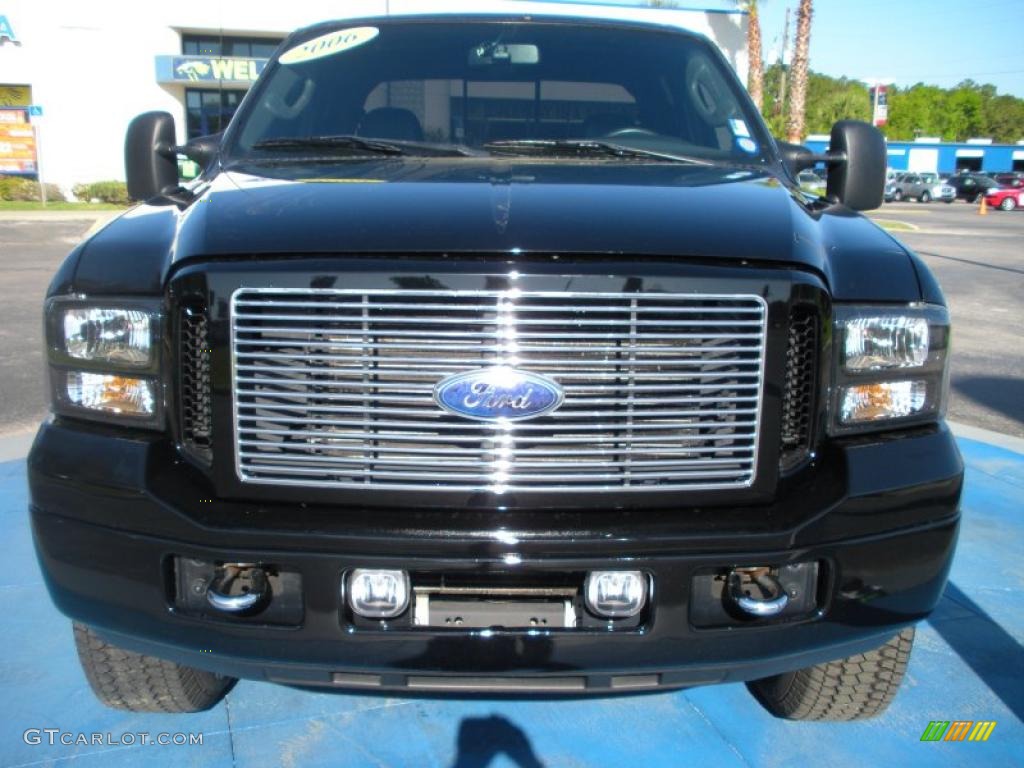 2006 F350 Super Duty Harley Davidson Crew Cab 4x4 - Black / Black photo #8