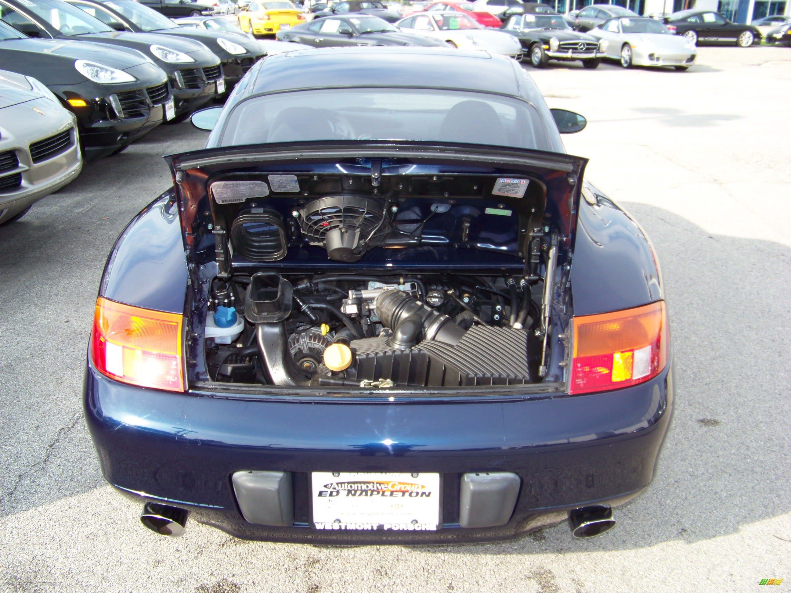 1999 911 Carrera Coupe - Ocean Blue Metallic / Graphite Grey photo #20