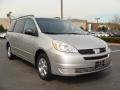 2004 Silver Shadow Pearl Toyota Sienna LE  photo #7