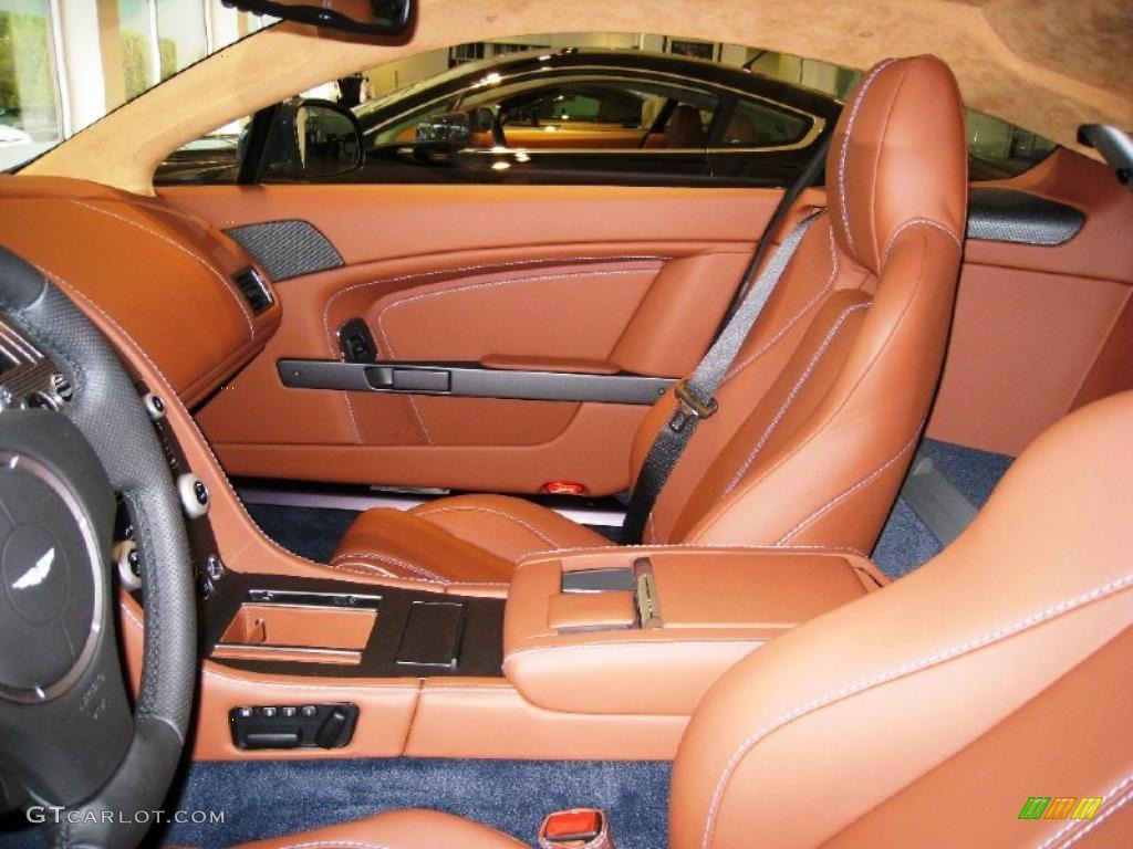 2010 V8 Vantage Coupe - Midnight Blue / Chestnut Tan photo #9