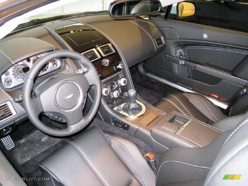 2010 V8 Vantage Roadster - Lightning Silver / Obsidian Black photo #5