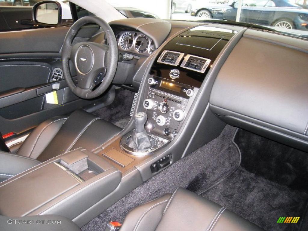 2010 V8 Vantage Roadster - Lightning Silver / Obsidian Black photo #8