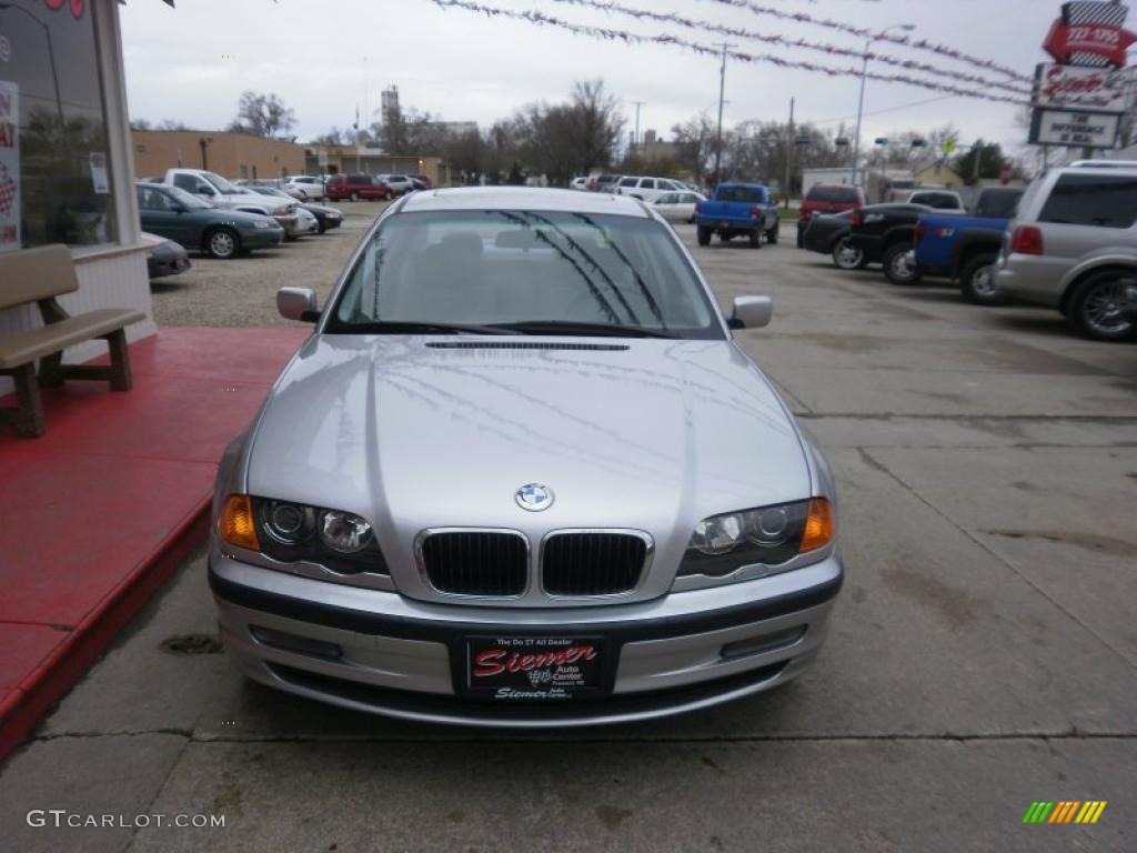 2001 3 Series 325xi Sedan - Titanium Silver Metallic / Grey photo #40